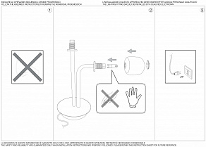 Настольная лампа декоративная Ideal Lux Mallow MALLOW TL2