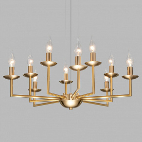 Подвесная люстра Eurosvet Cariso 60150/10 латунь