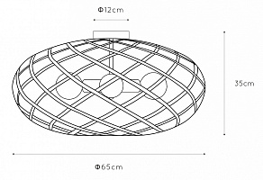 Накладной светильник Lucide Wolfram 21117/65/02