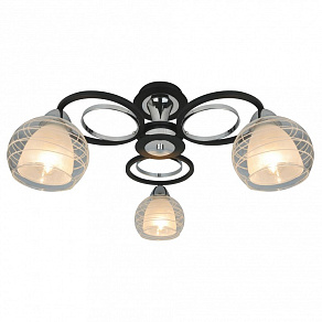 Потолочная люстра Arte Lamp Ginevra A1604PL-3BK
