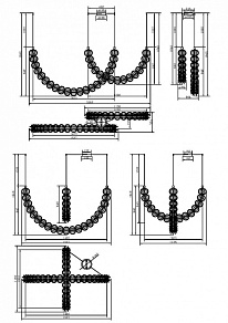 Подвесной светильник Maytoni Golden Cage MOD216PL-L55G3K