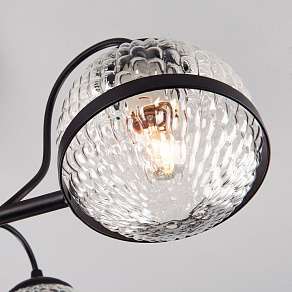 Люстра на штанге Eurosvet Livia 70081/5 черный