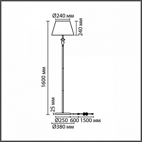 Торшер Lumion VERMONT 8274/1F