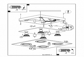 Накладной светильник Eglo ПРОМО Cabo 30931