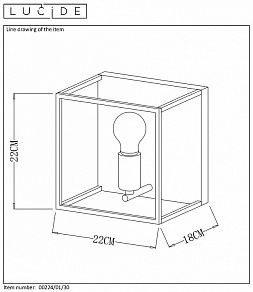 Накладной светильник Lucide Ruben 00224/01/30