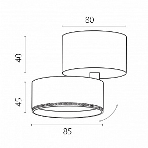 Спот Lightstar Alta Pro A5536SO