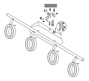 Спот Globo Orell 56107-4