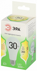 Лампа светодиодная Эра Green Line E27 30Вт 3000K LED A65-30W-830-E27 GL