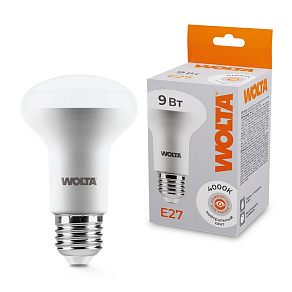 Лампа светодиодная Wolta  E27 9Вт 4000K 25S63R9E27
