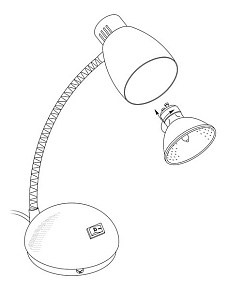 Настольная лампа офисная Globo Nuova 2475