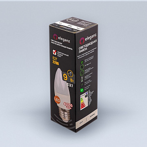 Лампа светодиодная Eleganz  E27 9Вт 4500K 1391