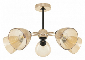 Люстра на штанге Arte Milano Napoli-329007 329007/5 GD.BK