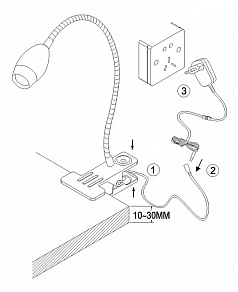 Настольная лампа офисная Globo Pegasi 24104K