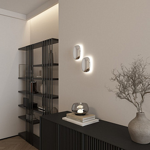 Настольная лампа декоративная Denkirs FLOA DK6747-BK+SM