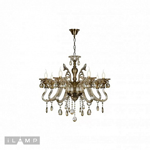 Подвесная люстра iLamp Asia 61082-8 BR