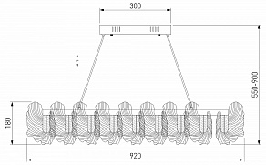 Подвесной светильник Bogate's Farfalla 90376/1