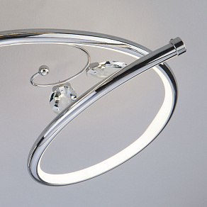 Потолочная люстра Eurosvet Agata 90089/5 хром 75W