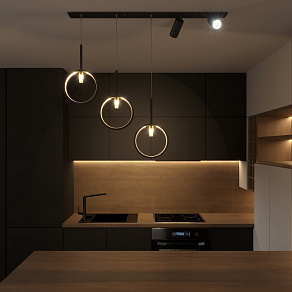 Подвесной светильник Eurosvet Verge 90249/5 черный