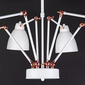 Люстра на штанге Eurosvet Loft 70084/6 белый