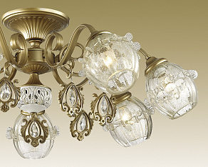 Люстра на штанге Odeon Light Folla 2887/7C