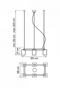 Подвесная люстра Lightstar Qubica 805060
