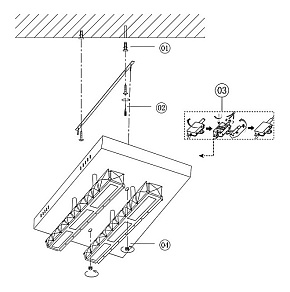 Накладной светильник Globo Miley 67051-18D
