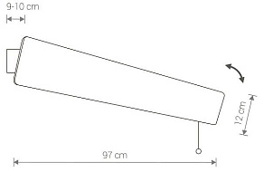 Накладной светильник Nowodvorski Oslo LED 9313