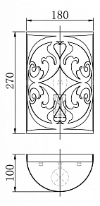 Накладной светильник Maytoni Rustika H899-01-W