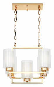 Подвесная люстра LUMINA DECO Lino LDP 1239-5 F.GD
