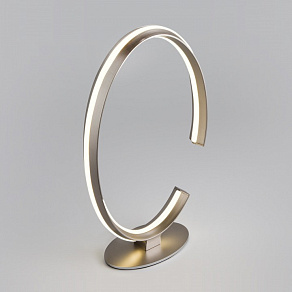 Настольная лампа декоративная Eurosvet Gap 80414/1 сатин-никель 24W