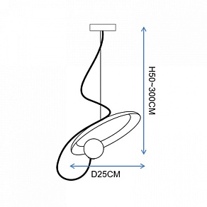 Подвесной светильник Imperiumloft MARGOTT Black margott01