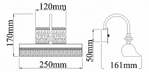 Подсветка для картины Maytoni Leonardo PIC111-01-W