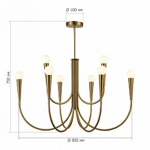 Люстра на штанге ST-Luce Dutchess SL1243.303.09