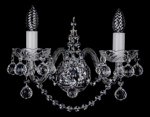 Бра Bohemia Ivele Crystal 1411 1411B/2/195XL/Ni/Balls