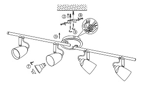 Спот Globo Tamas 57604-4