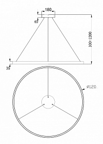 Подвесной светильник Maytoni Rim MOD058PL-L65W4K
