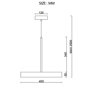 Подвесной светильник Imperiumloft TURNA Pink TURNA-ONE01
