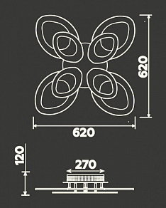 Потолочная люстра Ambrella FA FA4493