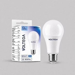 Лампа светодиодная Voltega Globe 9W E27 9Вт 6500K 3283