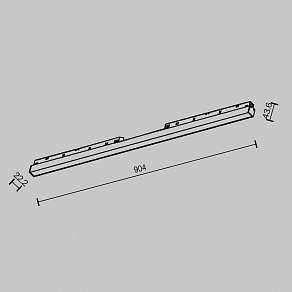 Встраиваемый светильник Maytoni Basis TR030-2-30W2.7K-B