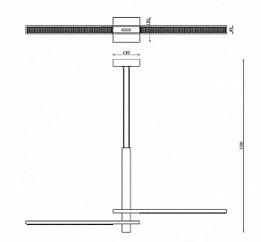 Подвесной светильник iLedex Vision 4722-97 MBK
