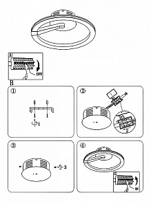 Накладной светильник Globo Aosta 67068D
