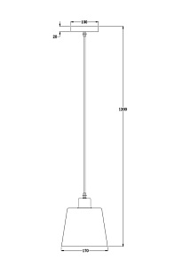 Люстра на штанге Freya Brillia FR5274CL-06G