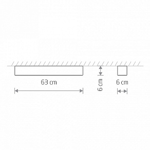 Накладной светильник Nowodvorski Soft Ceiling Led 60x6 7540