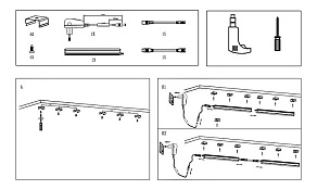 Набор накладных светильников Globo Ottawa 42433