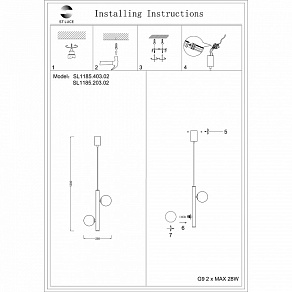 Подвесной светильник ST-Luce Asolo SL1185.203.02
