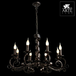 Подвесная люстра Arte Lamp Arena A8952LM-8BG