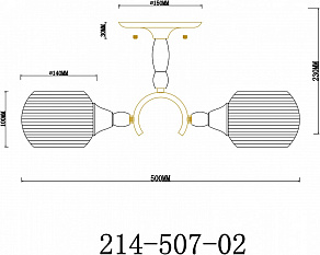 Светильник на штанге Velante  214-507-02