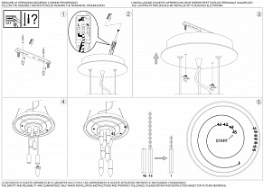 Подвесная люстра Ideal Lux Carlton CARLTON SP8