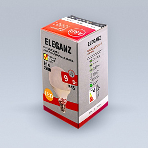 Лампа светодиодная Eleganz  E14 9Вт 3000K EL-0083